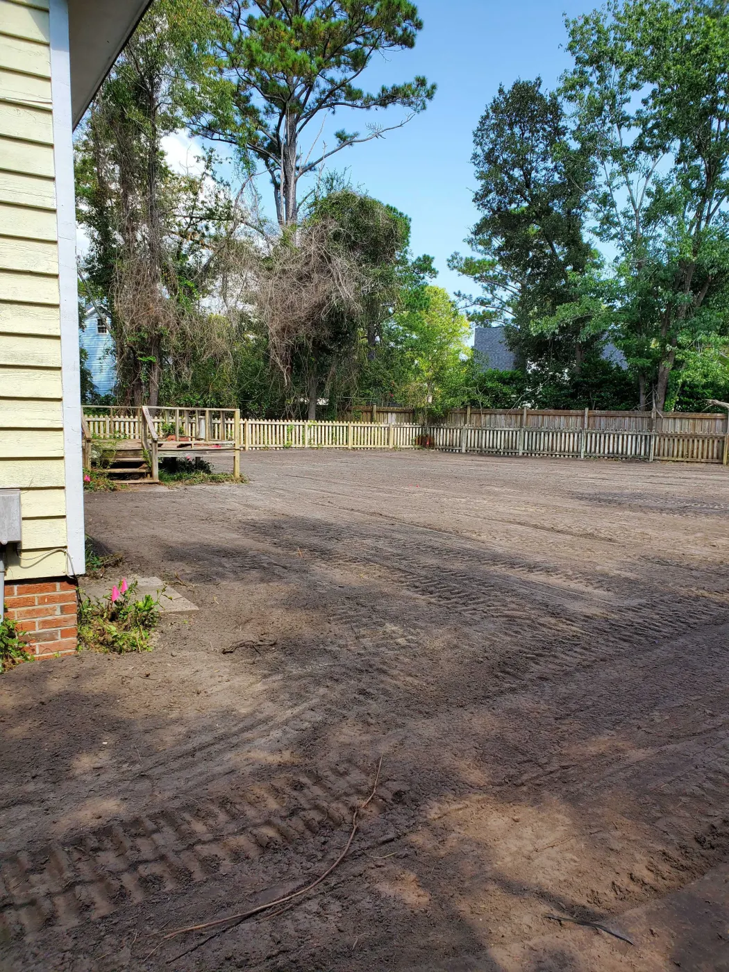 Land clearing and dirt work in Carolina Beach, NC